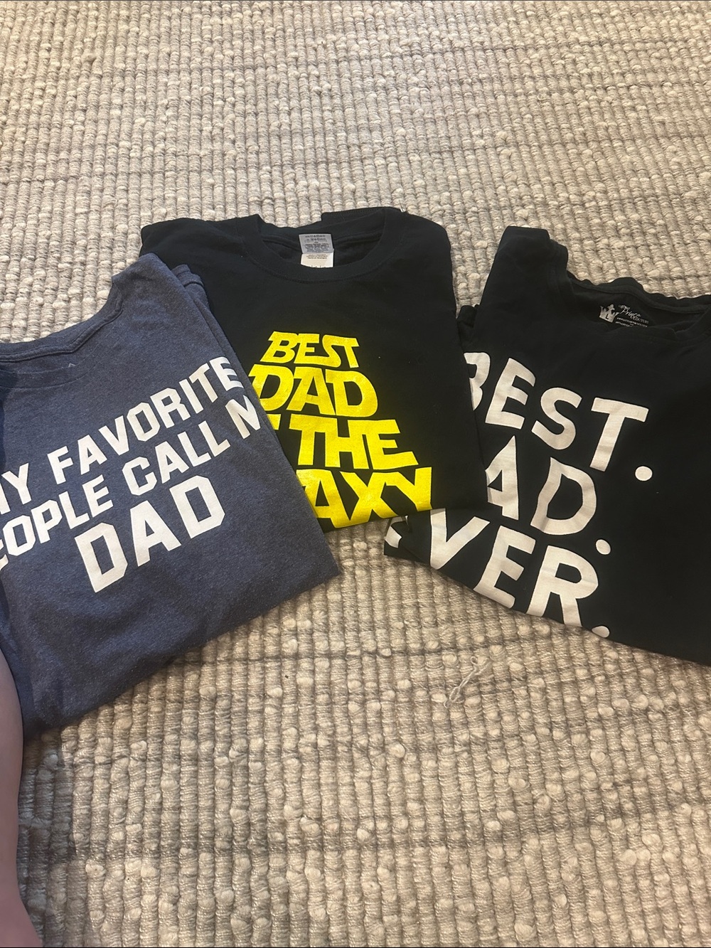 Dad Graphic Tee - Black and Navy Kids Shirt